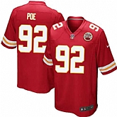 Nike Men & Women & Youth Chiefs #92 Poe Red Team Color Game Jersey